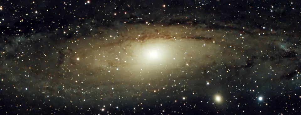 The Andromeda Galaxy through the Seestar S30