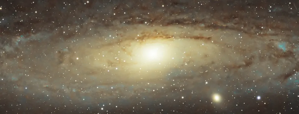 The Andromeda Galaxy through the Seestar S30 Pro
